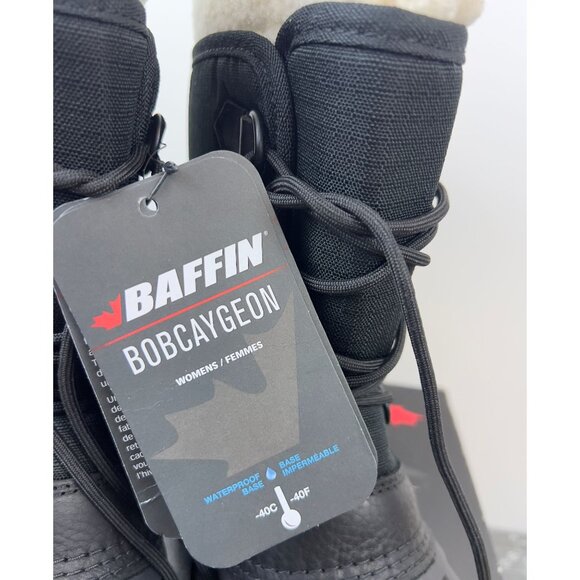 Baffin Bobcaygeon Womens Insulated Waterproof Boots Size 11 Black - Picture 3 of 9